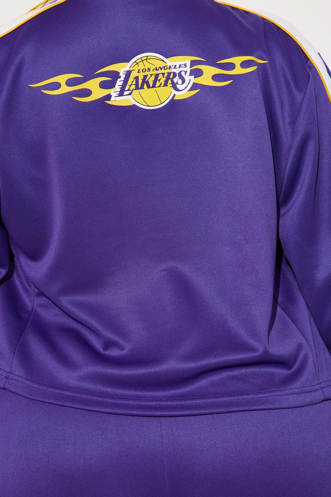 Lakers Halftime Zip Up Jacket - Purple Product Image