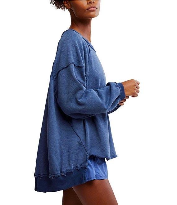 FP Movement One To Beat Boat Neck Long Sleeve Pullover Product Image