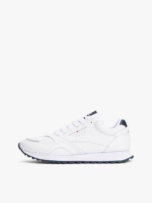 Leather-Mix Runner Sneaker Product Image