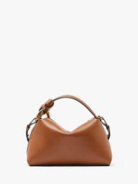 JWA CORNER BAG - LEATHER TOP HANDLE BAG in brown | JW Anderson US  Product Image