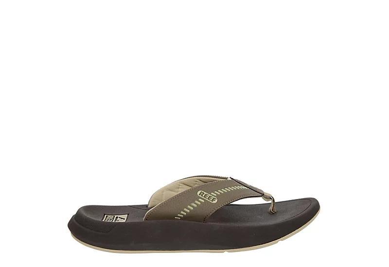 REEF Swellsole Rover Men's Flip-Flop Sandals, Size: 9, Black Product Image