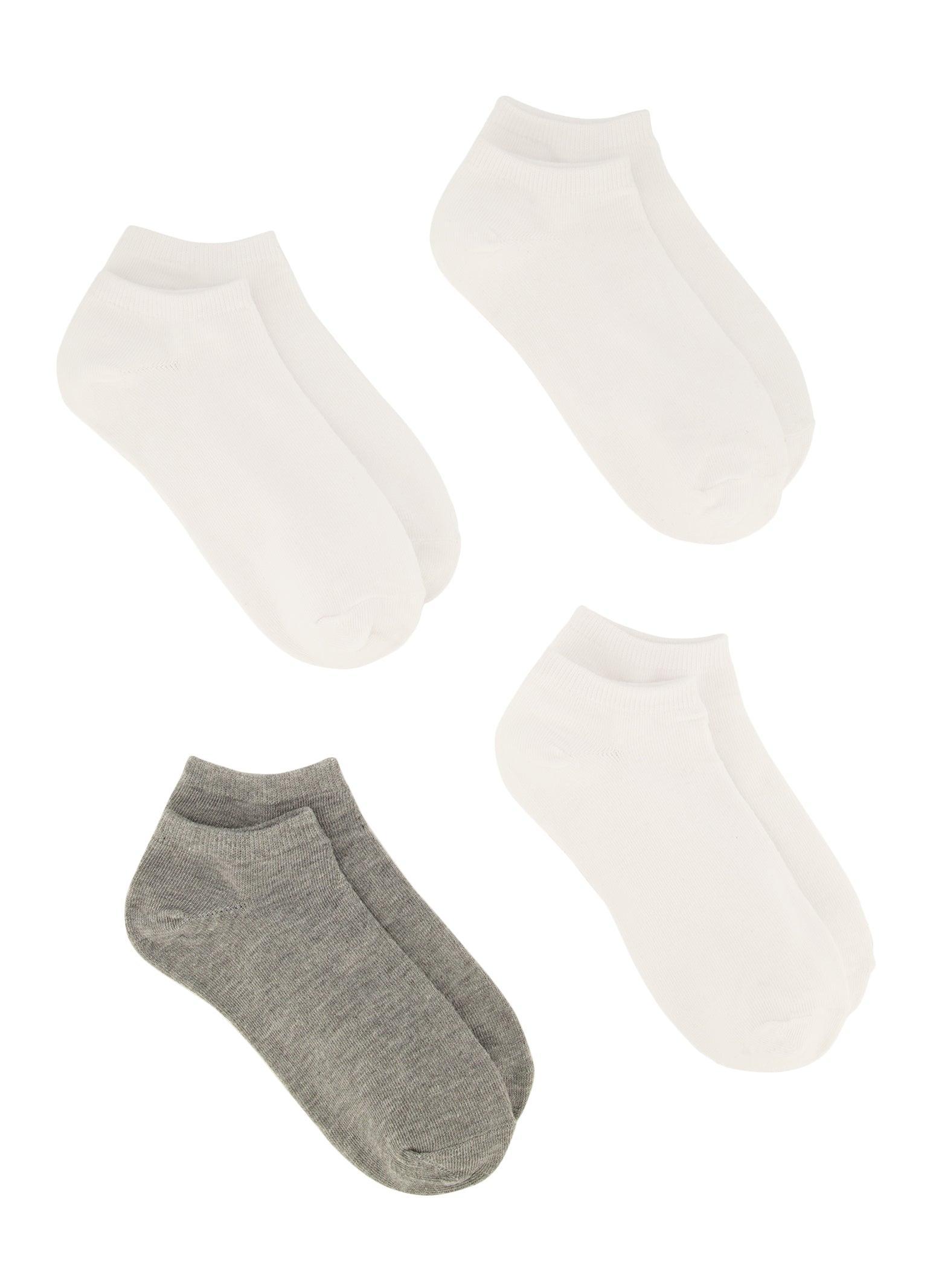 Womens 4 Pack Solid Socks Product Image