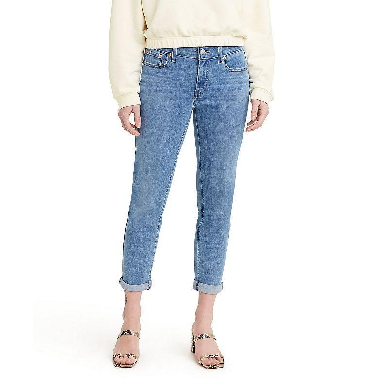 Womens Levis Boyfriend Jeans Blue Layer Product Image