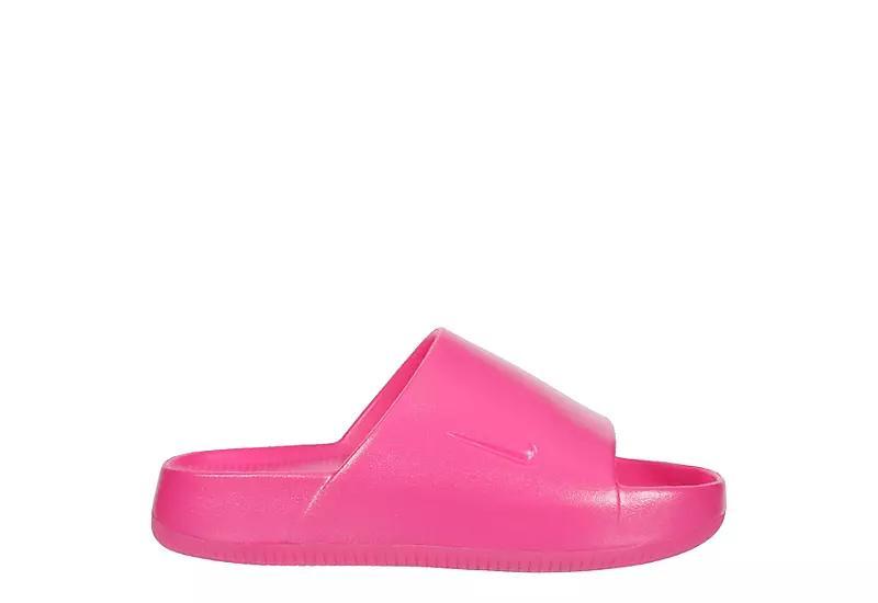 Nike Womens Nike Calm Slide SE - Womens Shoes Hyper Pink/Hyper Pink Product Image