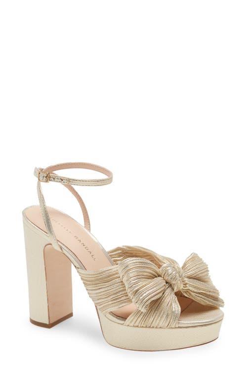 Womens Natalia Pleated Platform Sandals Product Image