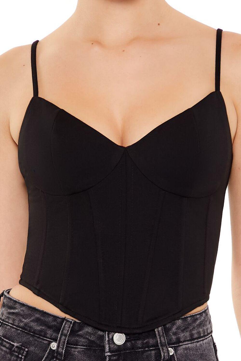 Sweetheart Cropped Bustier Cami | Forever 21 Product Image