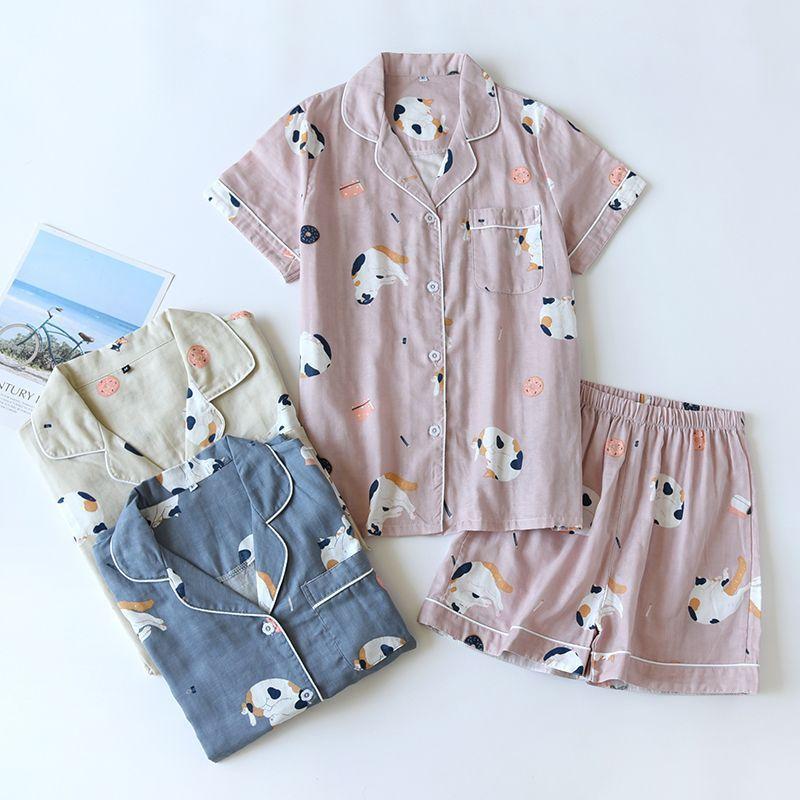 Couple Matching Print Pajama Set Product Image