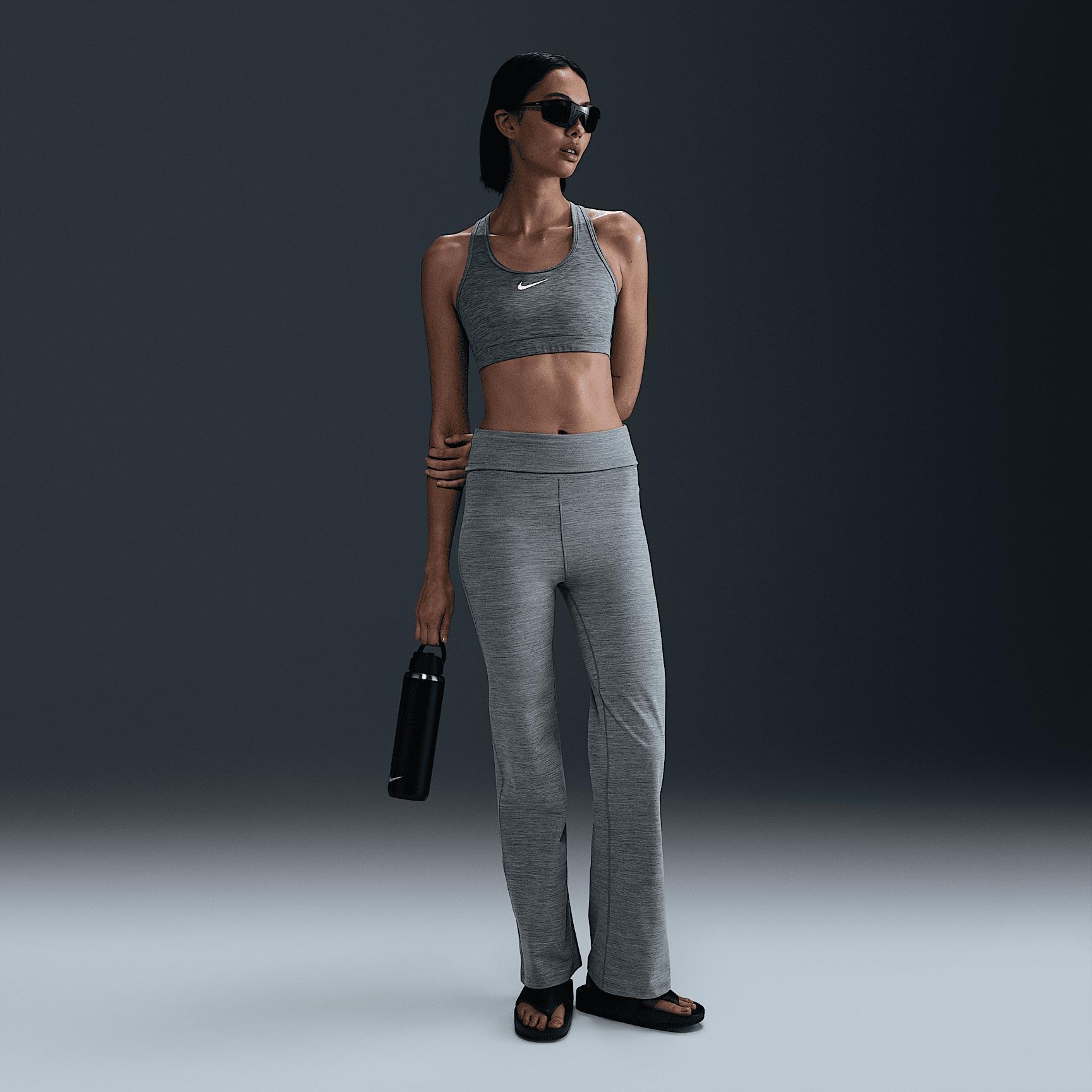 Nike Womens One Dri-FIT High-Waisted Fold-Over Pants | FV7848-084 Product Image