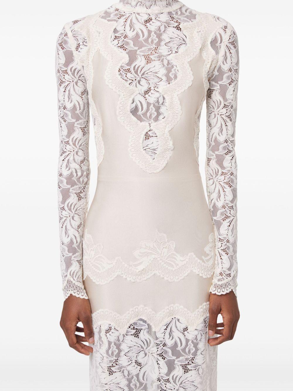 lace jersey maxi dress Product Image