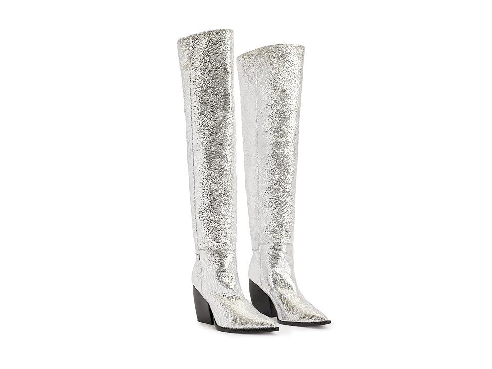 Reina Metallic Boot ALLSAINTS Product Image