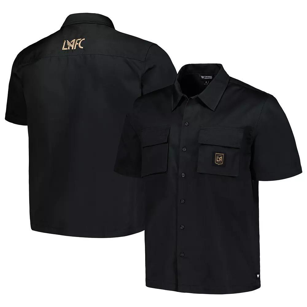 Men's The Wild Collective Black LAFC Utility Button-Up Shirt,  Product Image