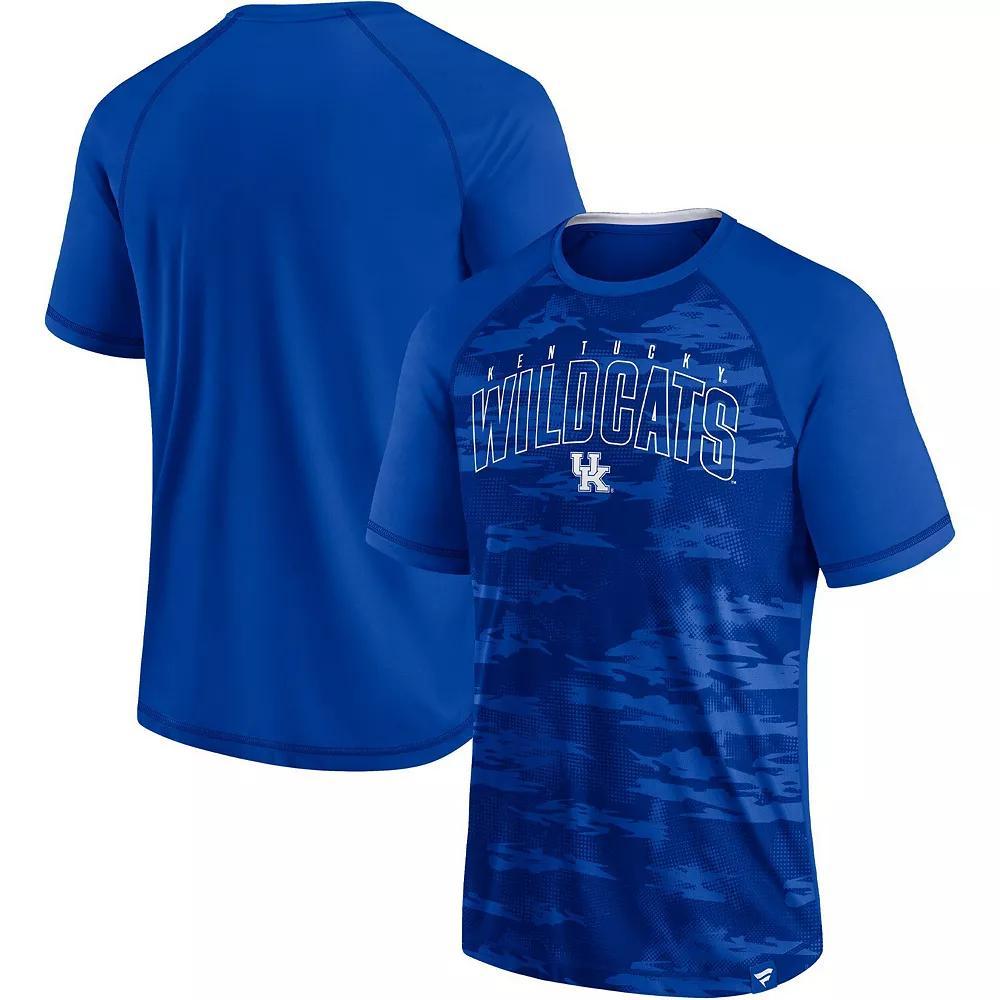 Men's Fanatics Royal Kentucky Wildcats Arch Outline Raglan T-Shirt,  Product Image