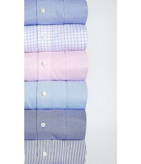 Cremieux Classic Fit Non-Iron Spread Collar Plaid Printed Dress Shirt Product Image