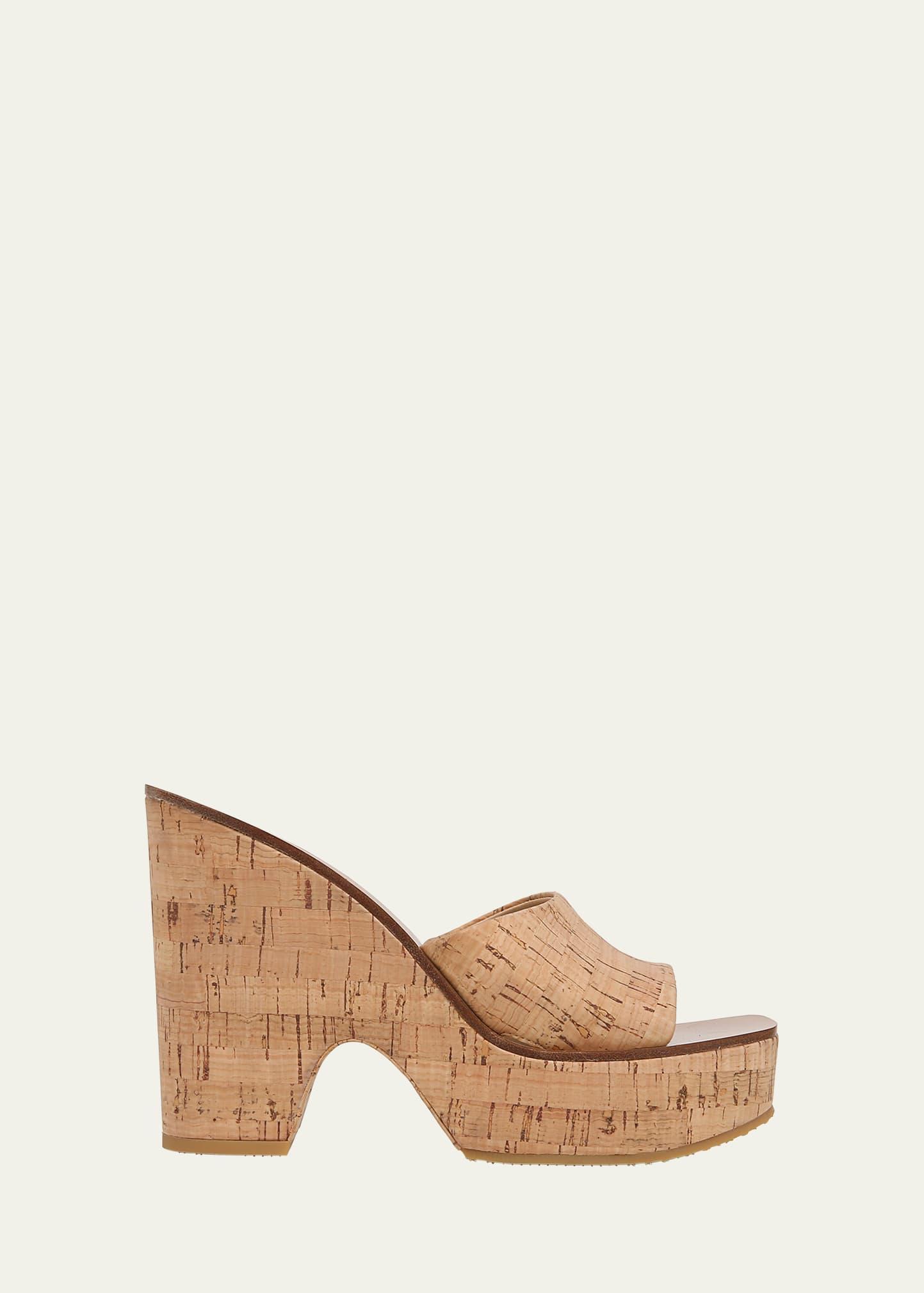 Paulita Cork Platform Slide Sandals Product Image