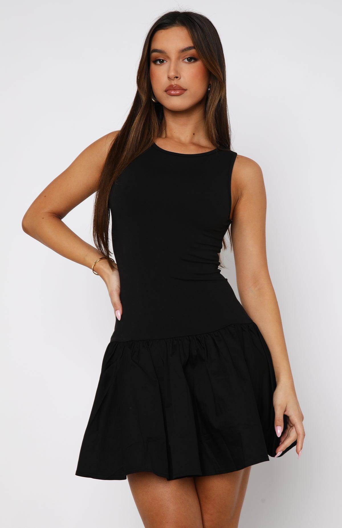 Bring Them To Me Mini Dress Black Product Image