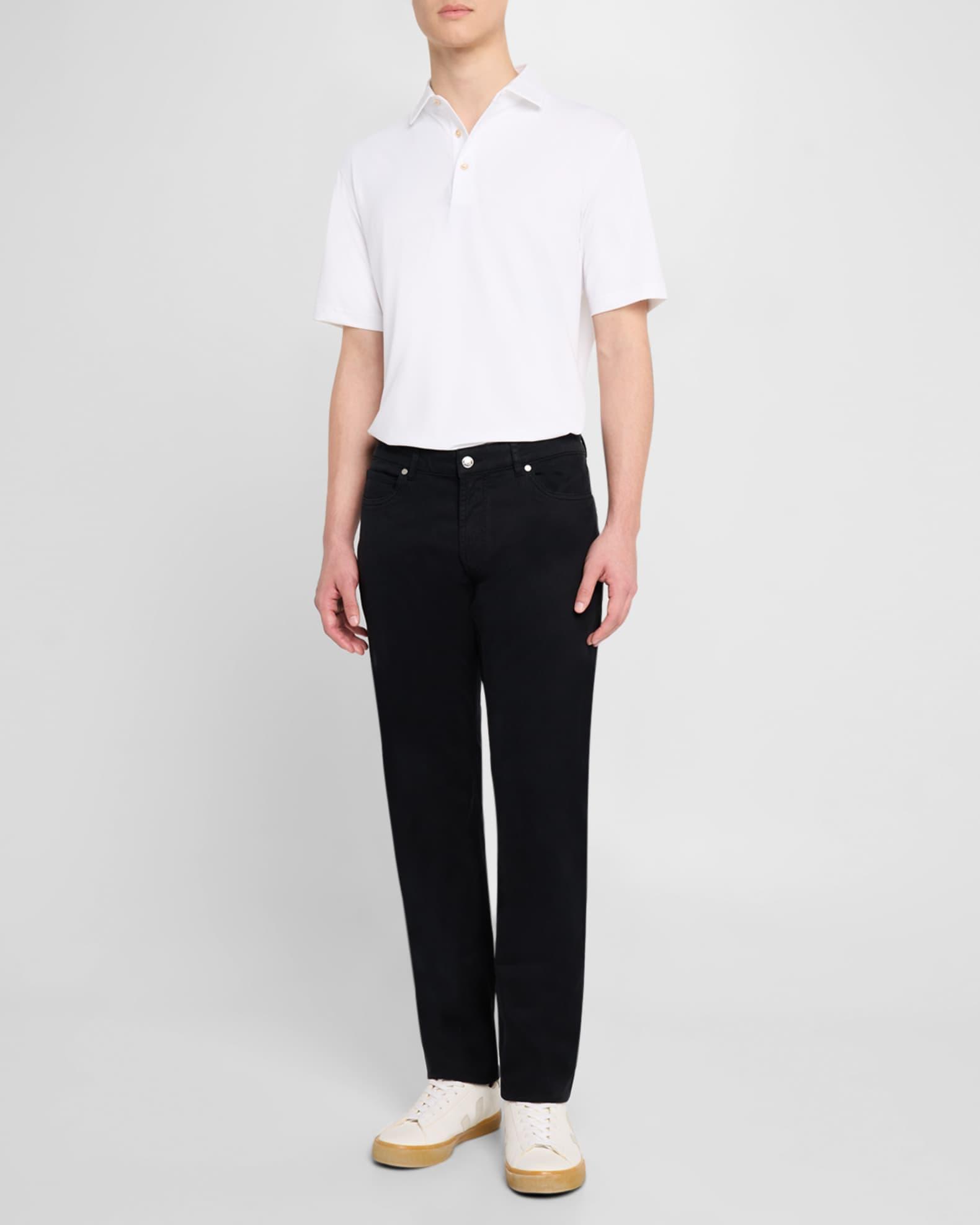 Men's Performance Stretch Jersey Polo Shirt Product Image