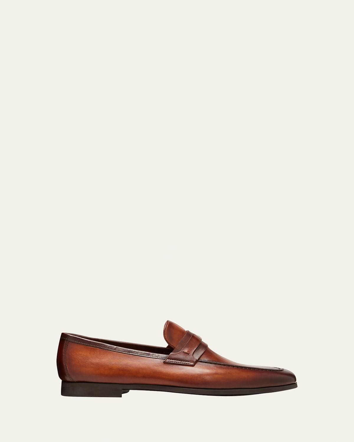 Men's Daniel Leather Penny Loafers Product Image