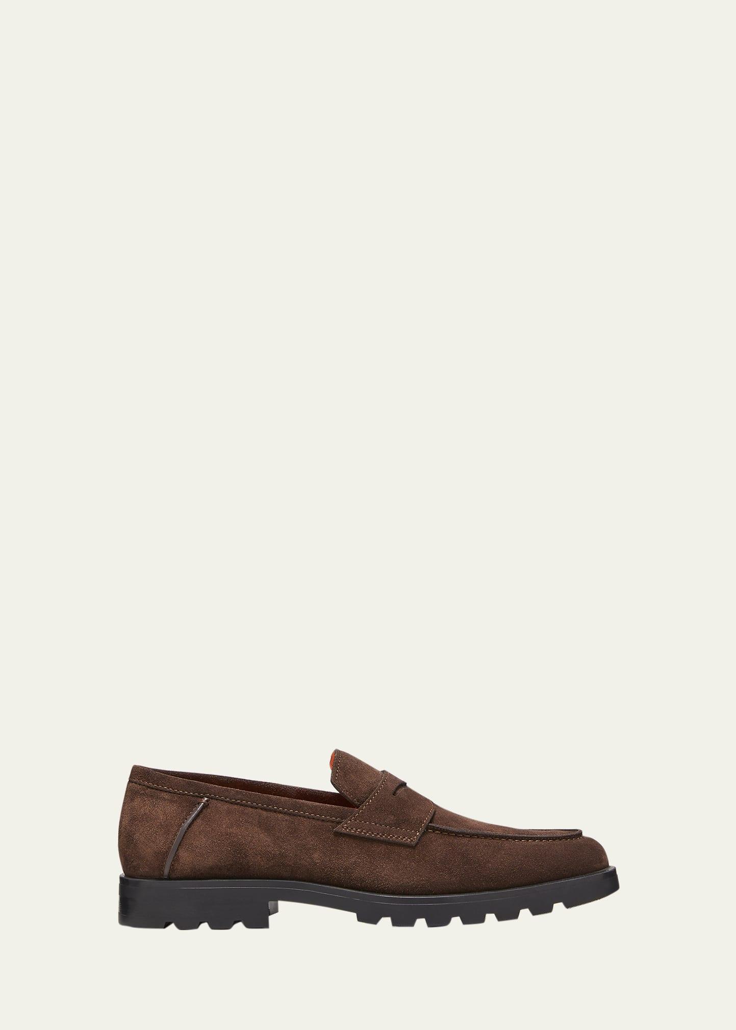 Mens Pembrey Bookbinder Fume Penny Loafers Product Image