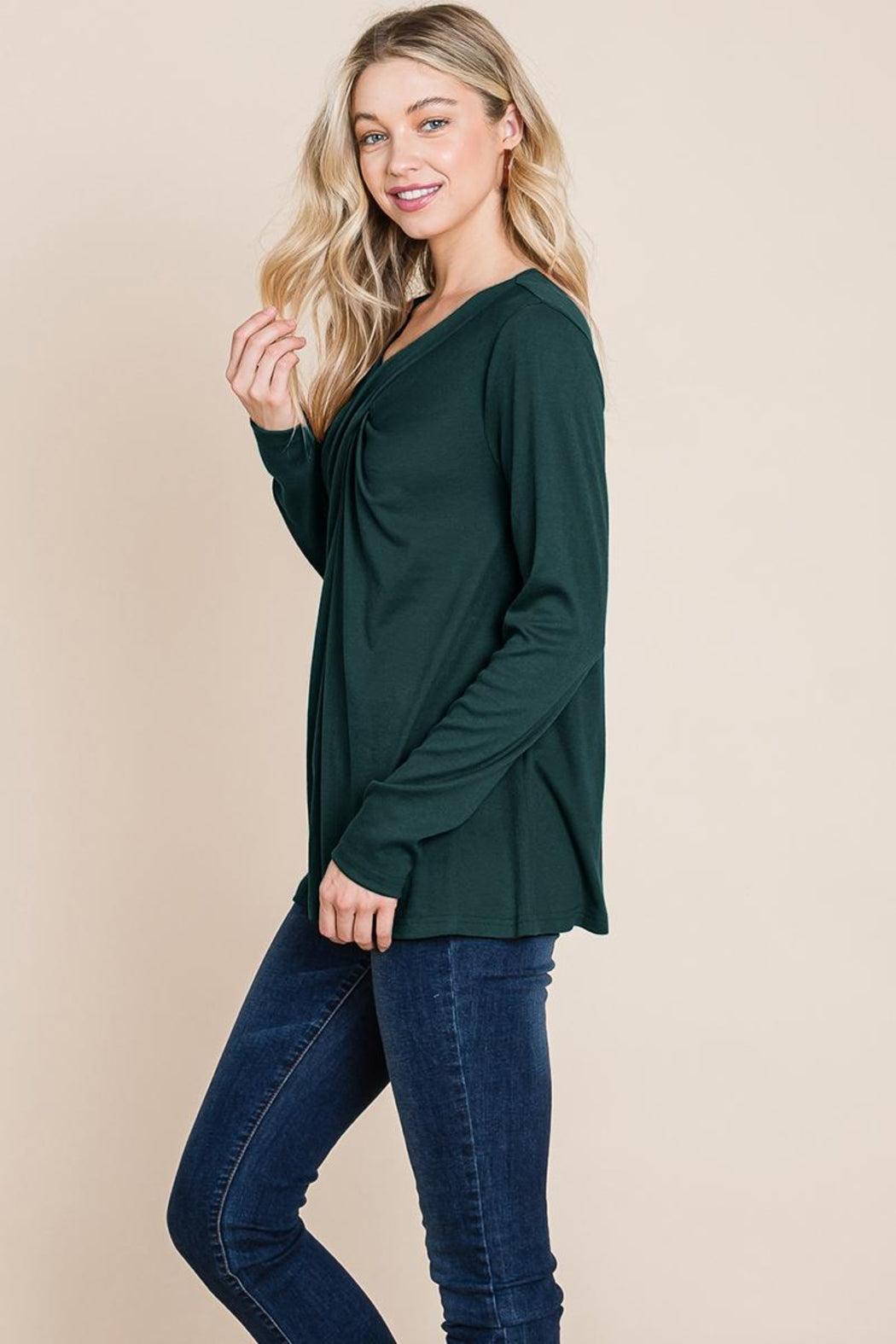 Fold Knotted Twist Sweatshirts Product Image