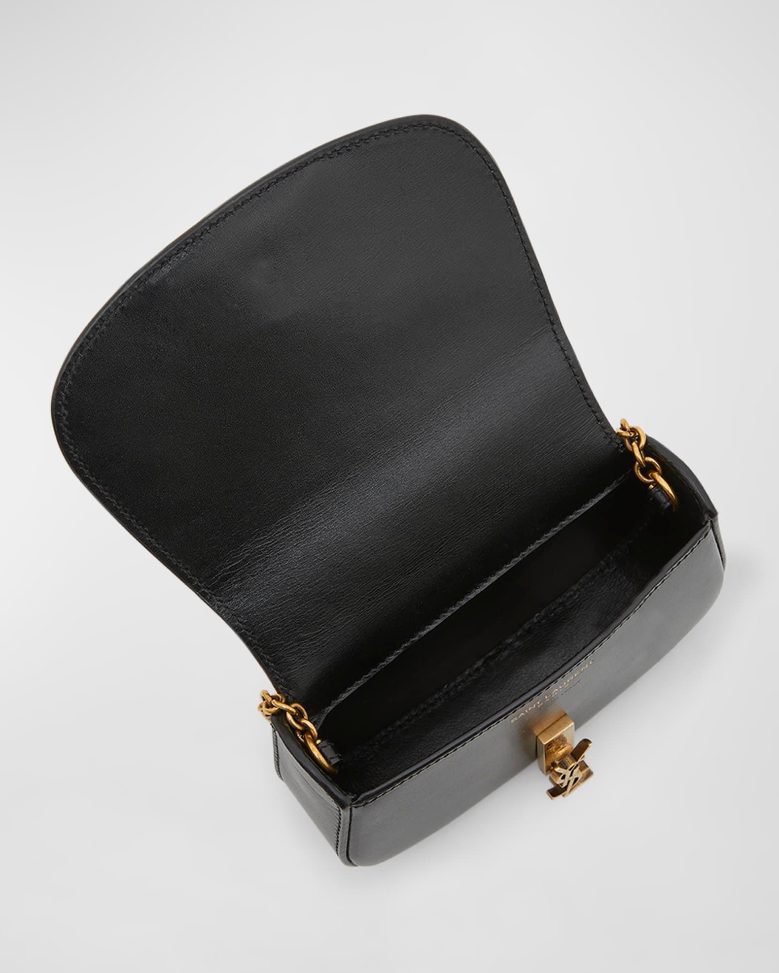 Mini YSL Wallet On Chain in Smooth Leather Product Image