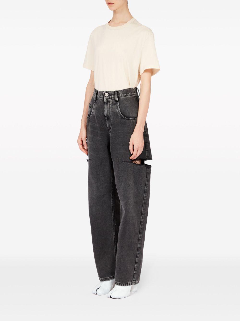 high-rise tapered jeans Product Image
