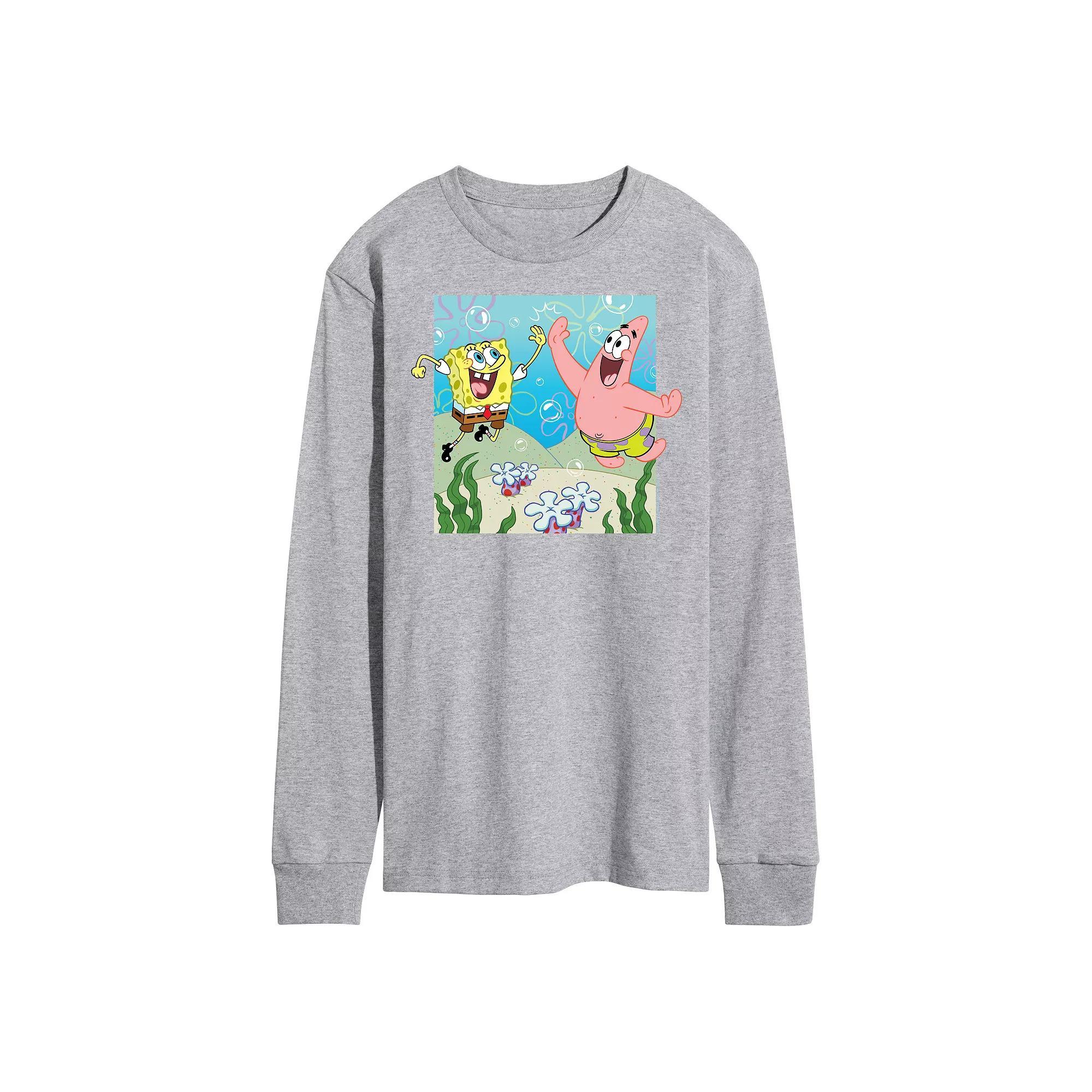 Men's Nickelodeon SpongeBob Squarepants High Five Long Sleeve,  Product Image