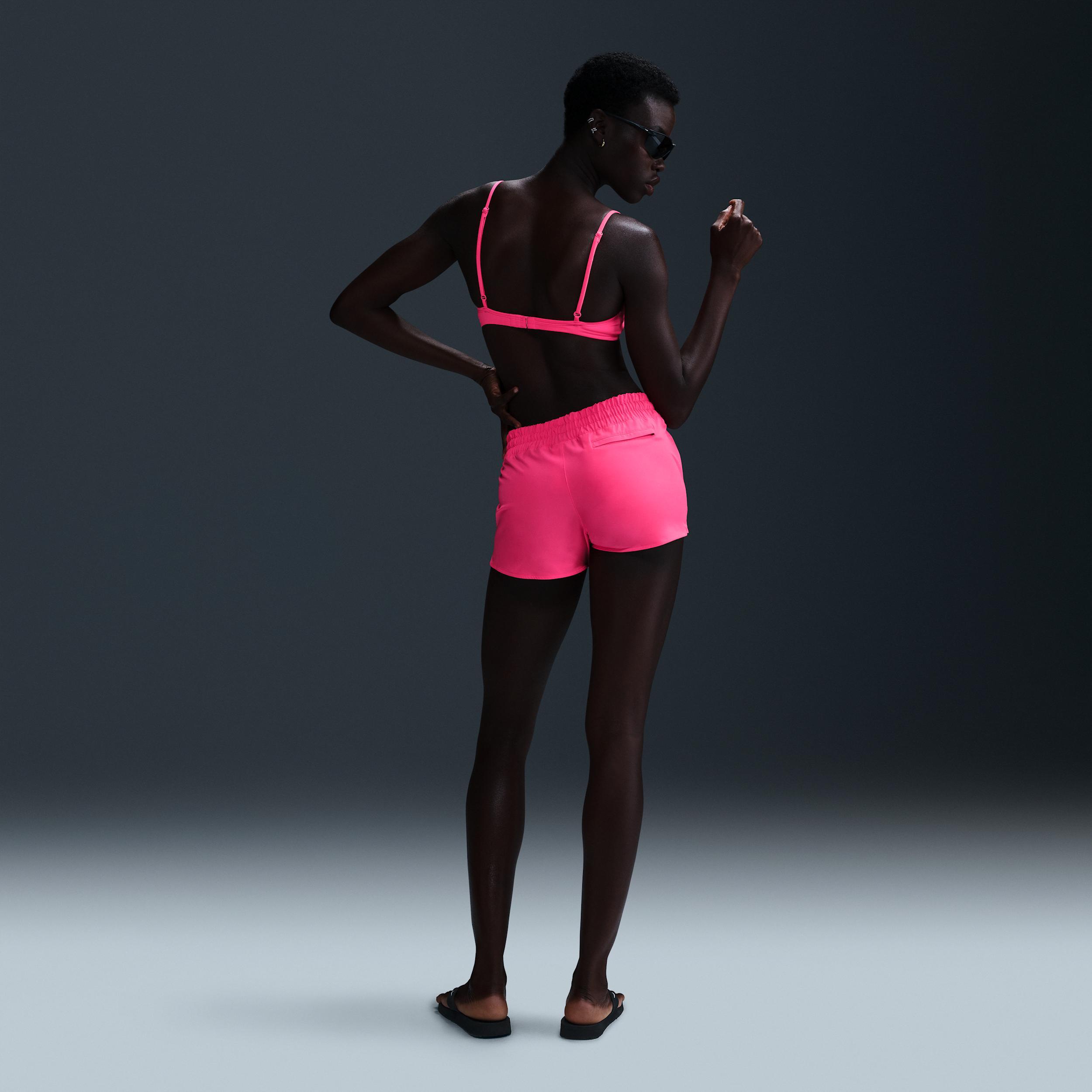 Nike Womens Swim Cover-Up Shorts | NESSF320-678 Product Image