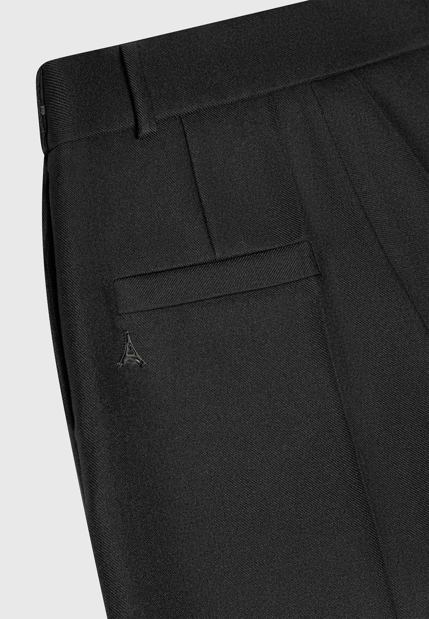 Wrap Tailored Trousers - Black Female Product Image