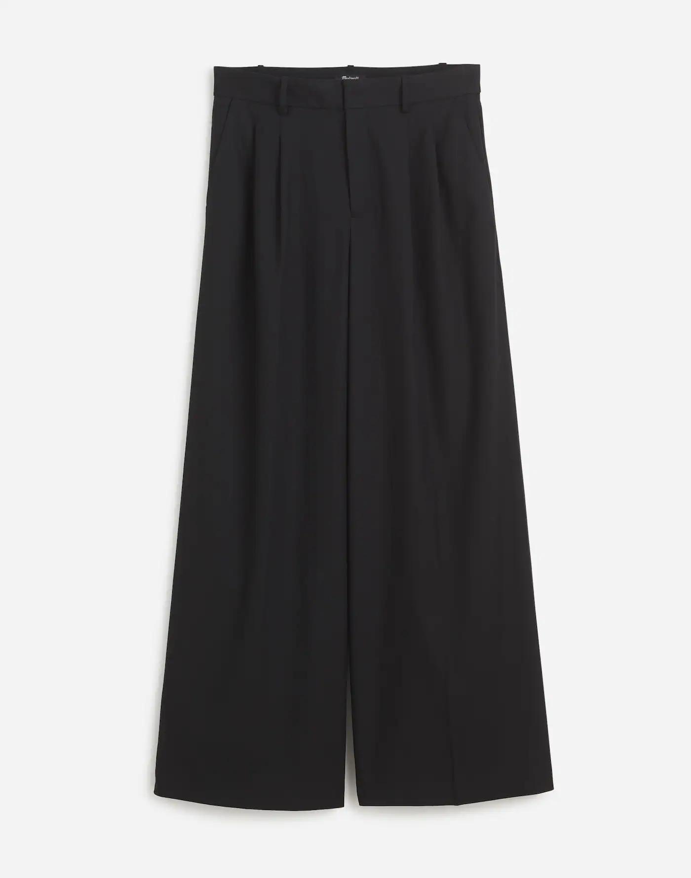 The Harlow Superwide-Leg Trouser in Brushed Twill Product Image