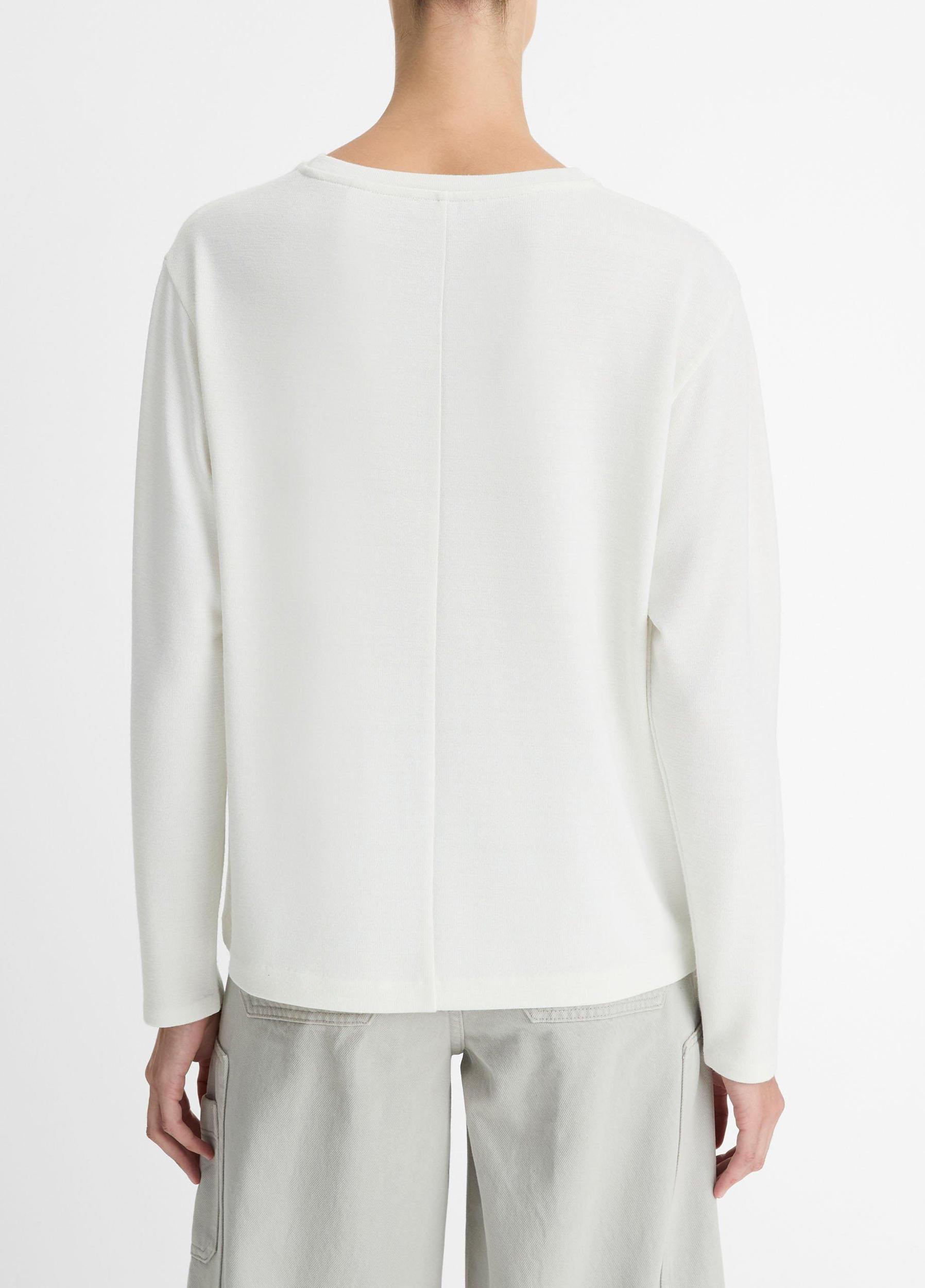 Knit Relaxed Long-Sleeve T-Shirt Product Image