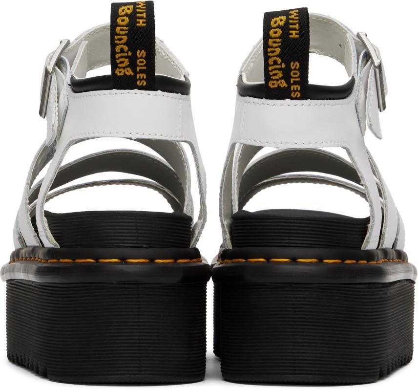 DR. MARTENS' White Blaire Hydro Sandals Product Image