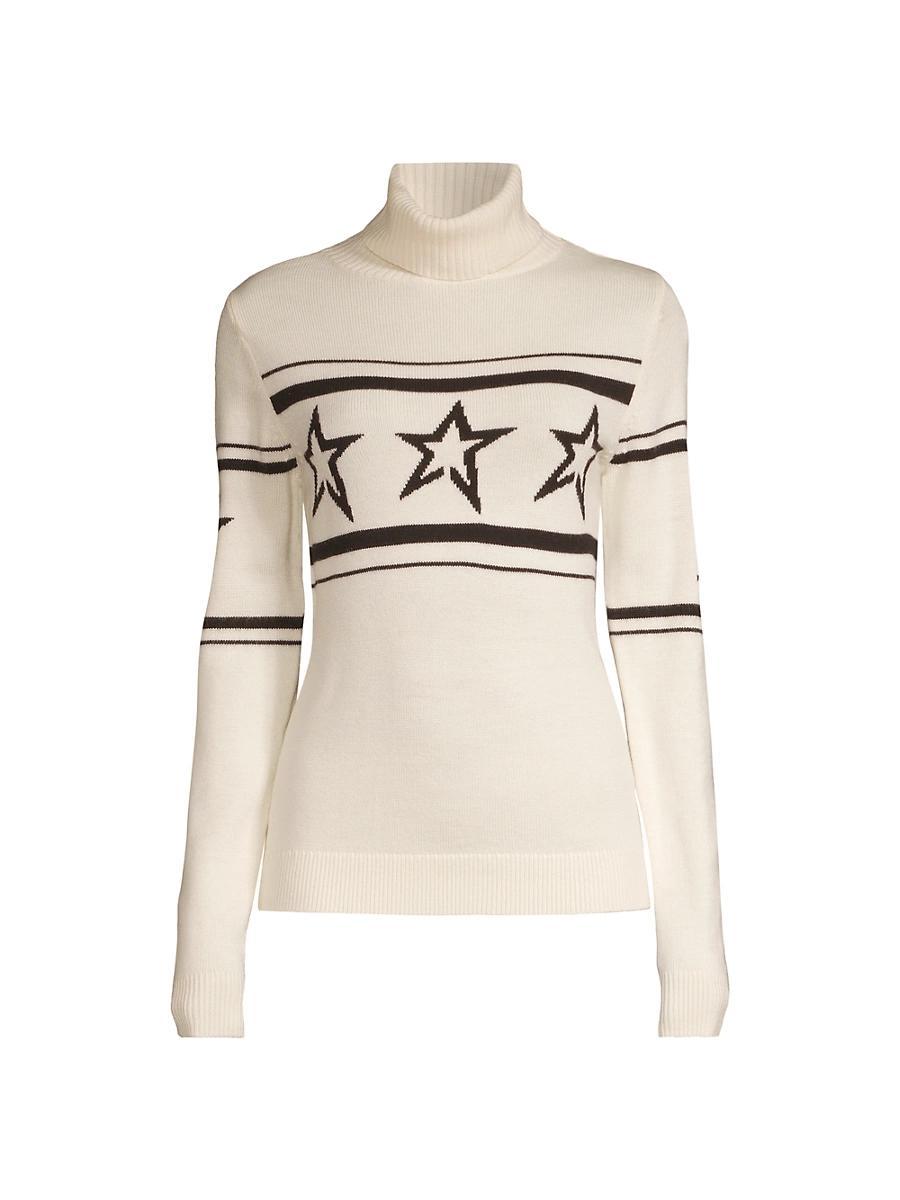 Womens Intarsia Knit Chopper Sweater Product Image