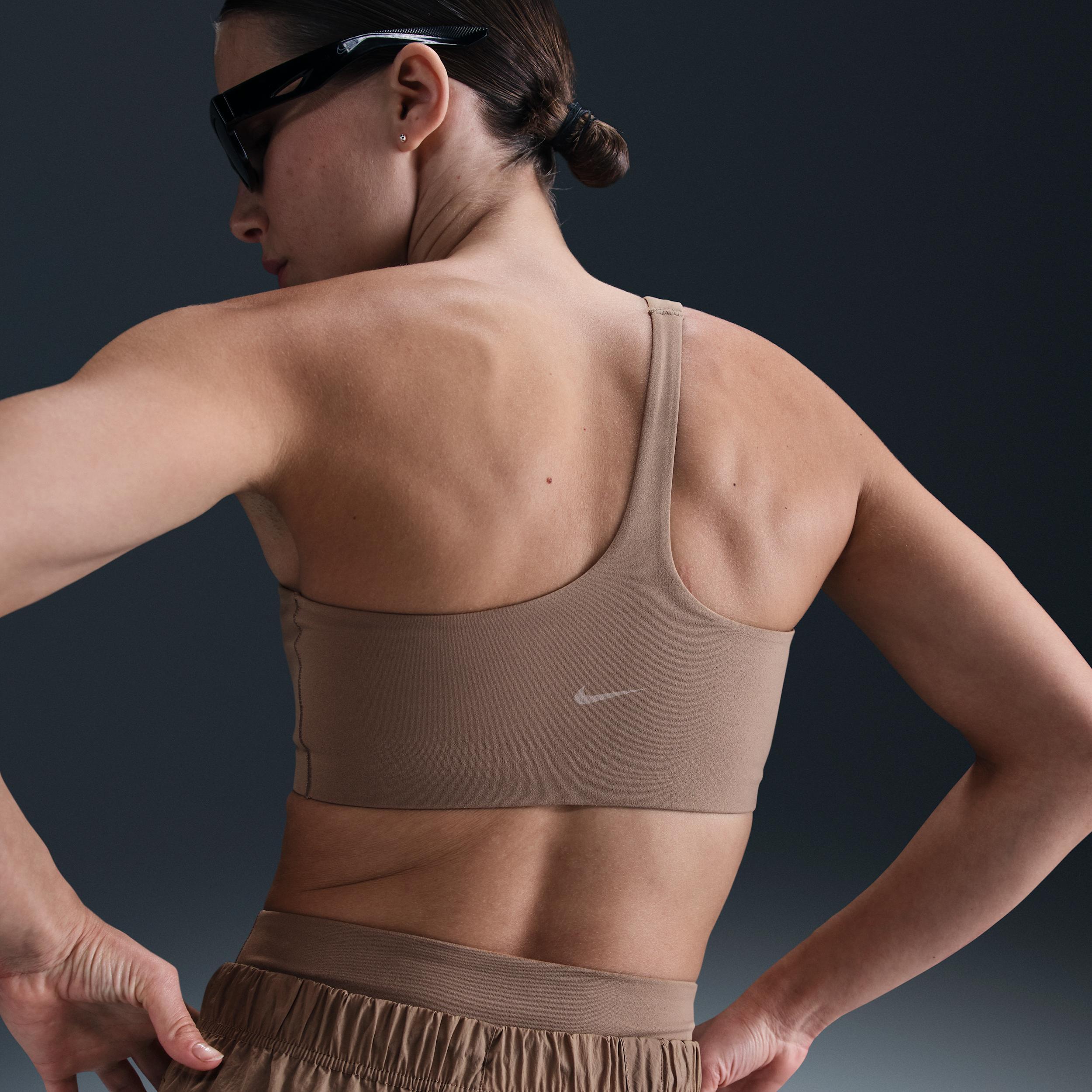 Nike Women's Zenvy Asymmetrical Light-Support Padded Sports Bra Product Image