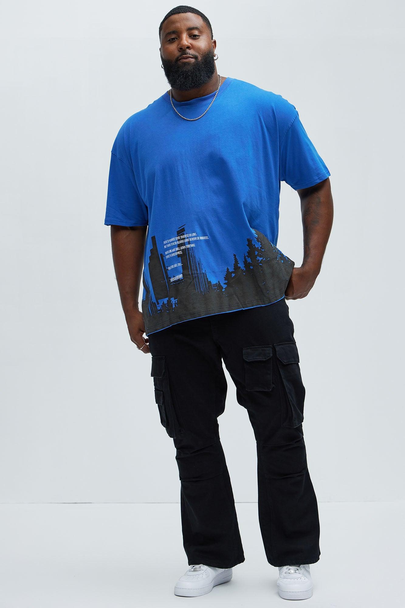 Work Together Short Sleeve Tee - Blue Product Image