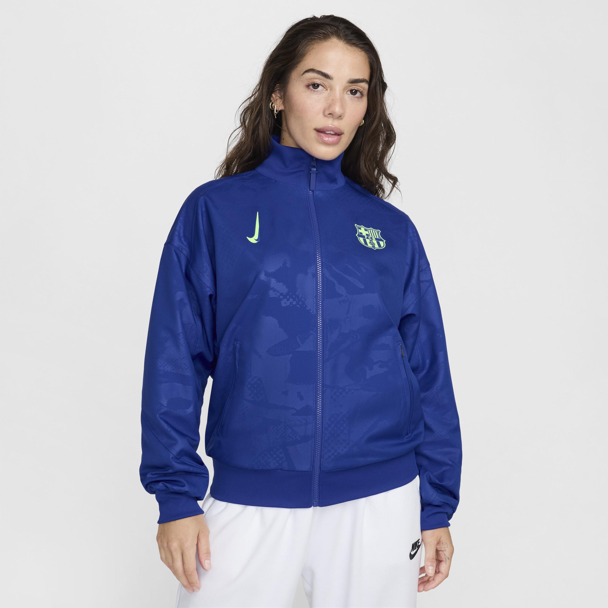 FC Barcelona Strike Third Nike Women's Dri-FIT Soccer Anthem Jacket Product Image