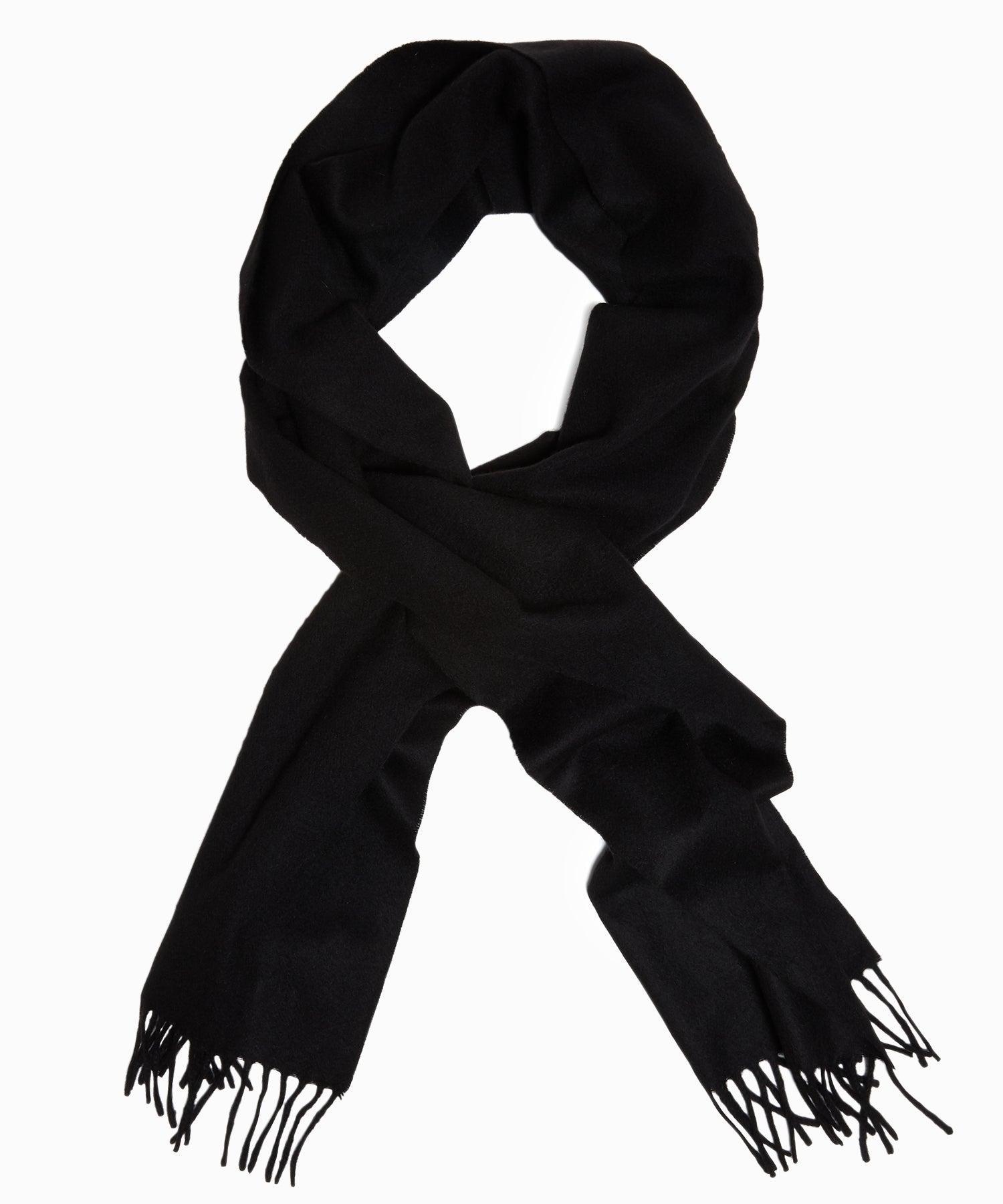 Todd Snyder x Joshua Ellis Cashmere Scarf in Black Product Image