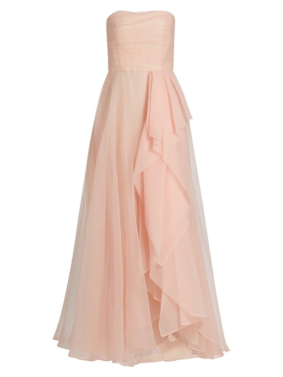 Womens Teresa Draped Tulle Gown Product Image