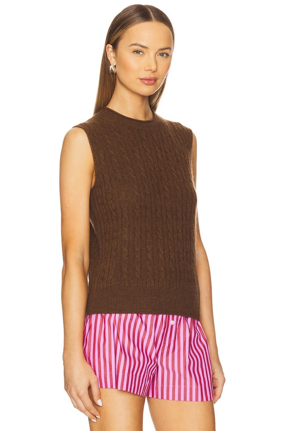 Cashmere Cable Vest Guest In Residence Product Image