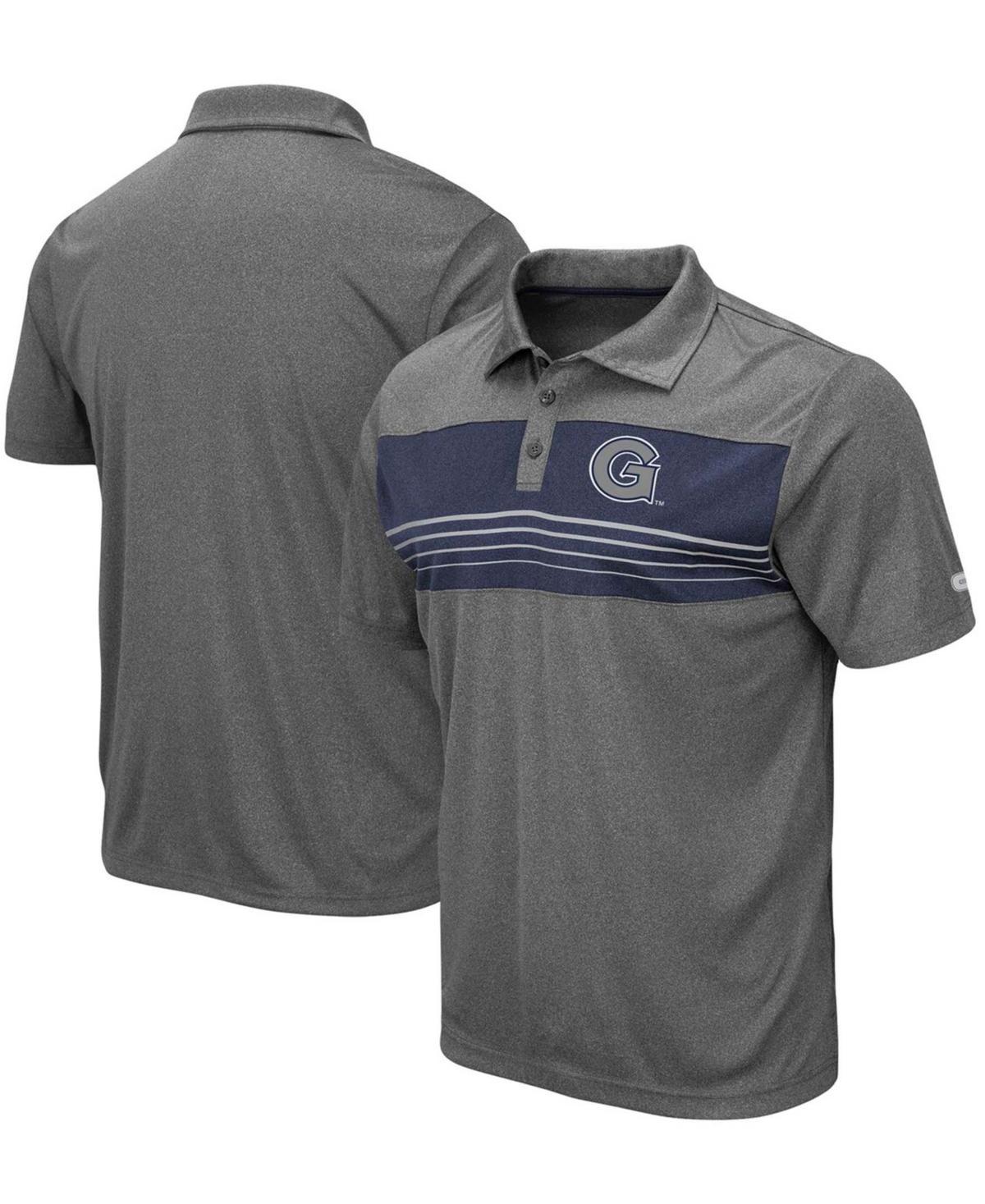 Mens Colosseum Heathered Charcoal Boise State Broncos Smithers Polo Product Image