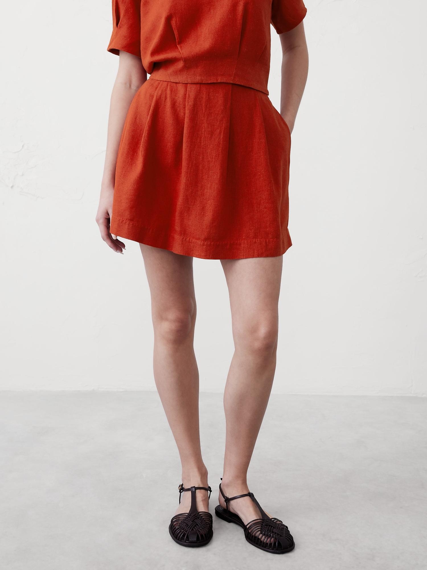 Pleated Mini Skort Product Image