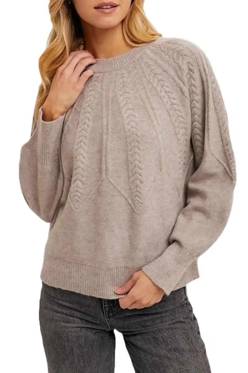 Cable knit sweater Product Image