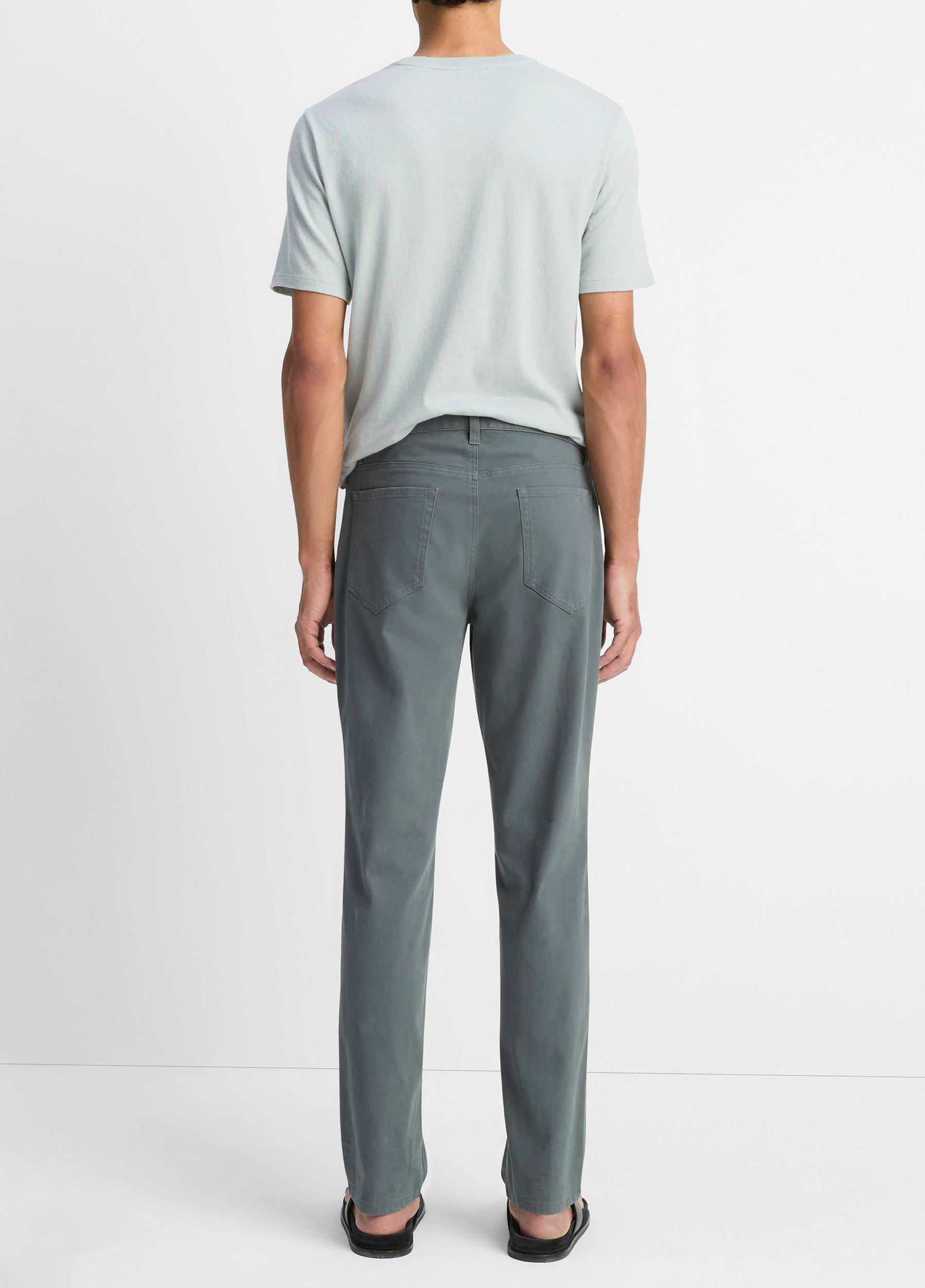 Dylan Slim 5-Pocket Peached Stretch-Cotton Pant Product Image