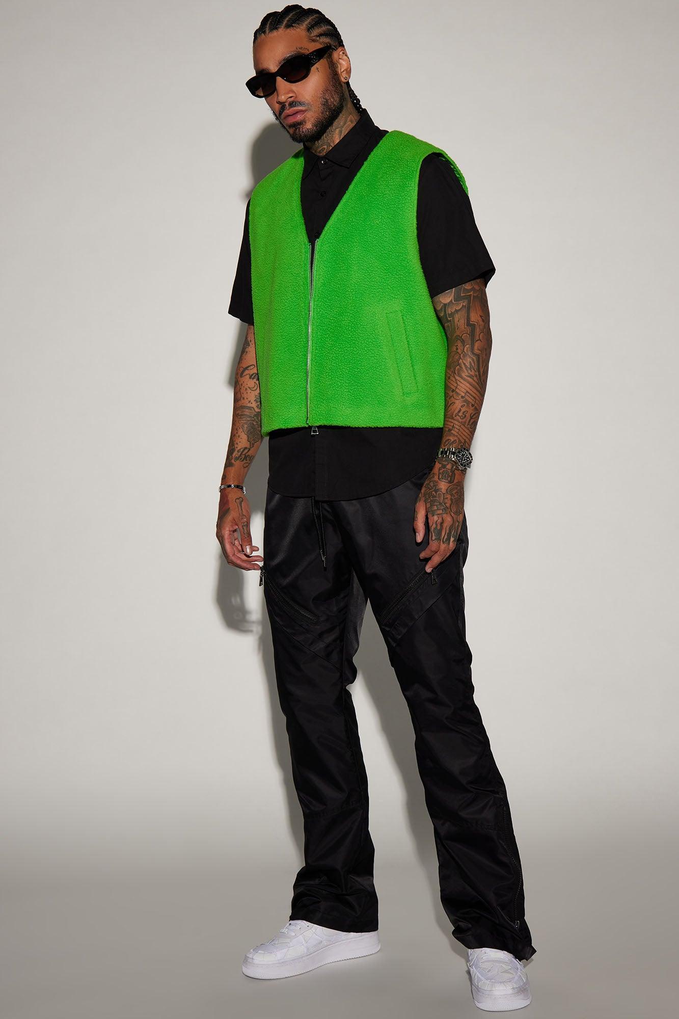 Boulder Sherpa Vest - Green Product Image