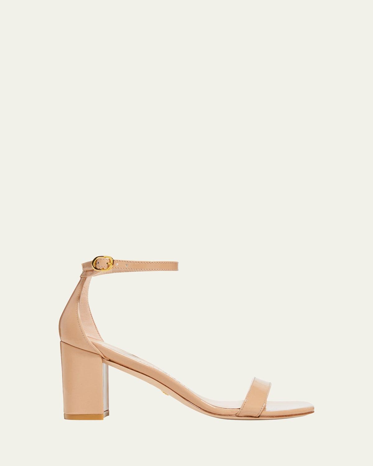 Stuart Weitzman Nudistcurve 75 Block Sandal (Adobe) Women's Shoes Product Image