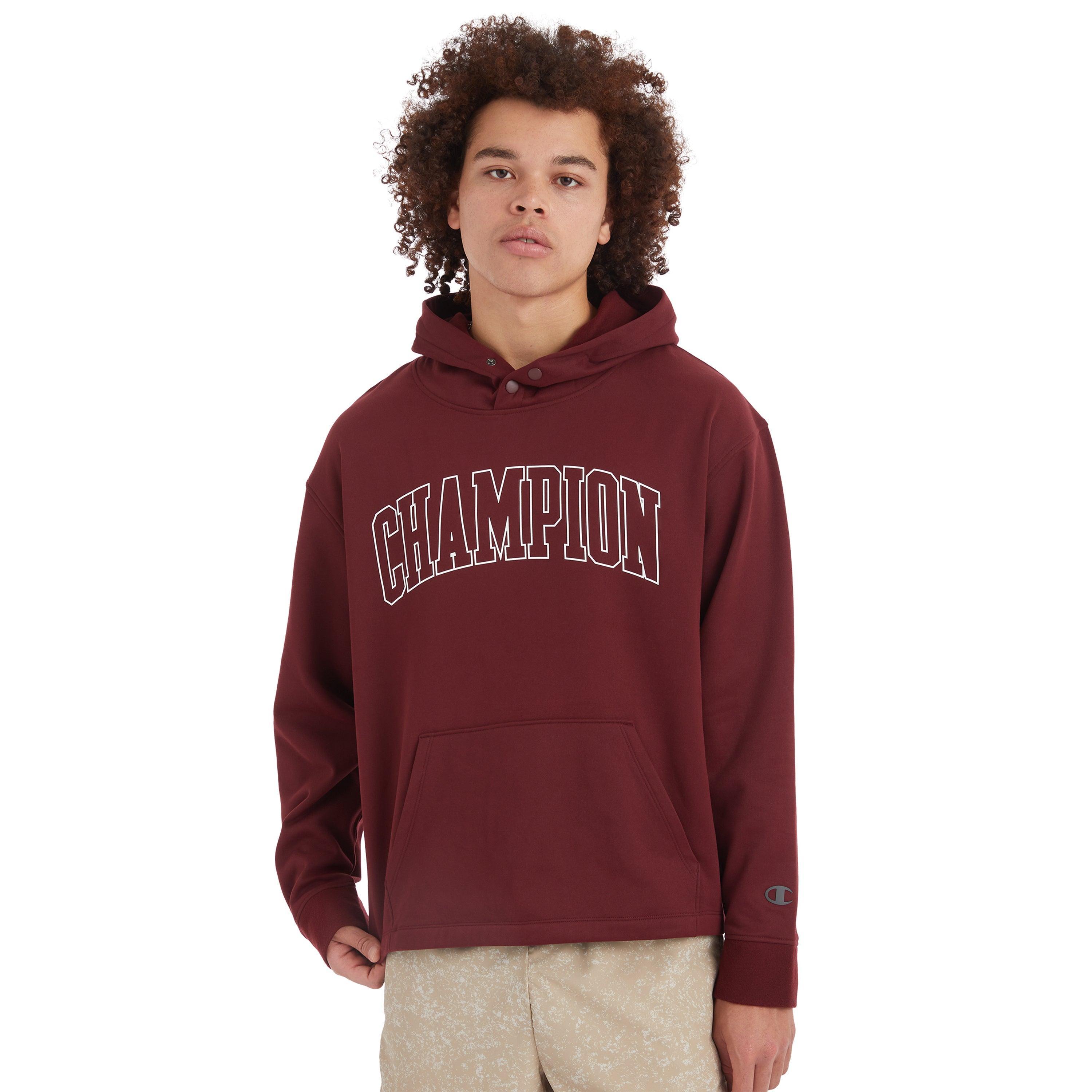 Mens Champion Game Day Hoodie 2.0, Block Letters Navy 2XL Product Image