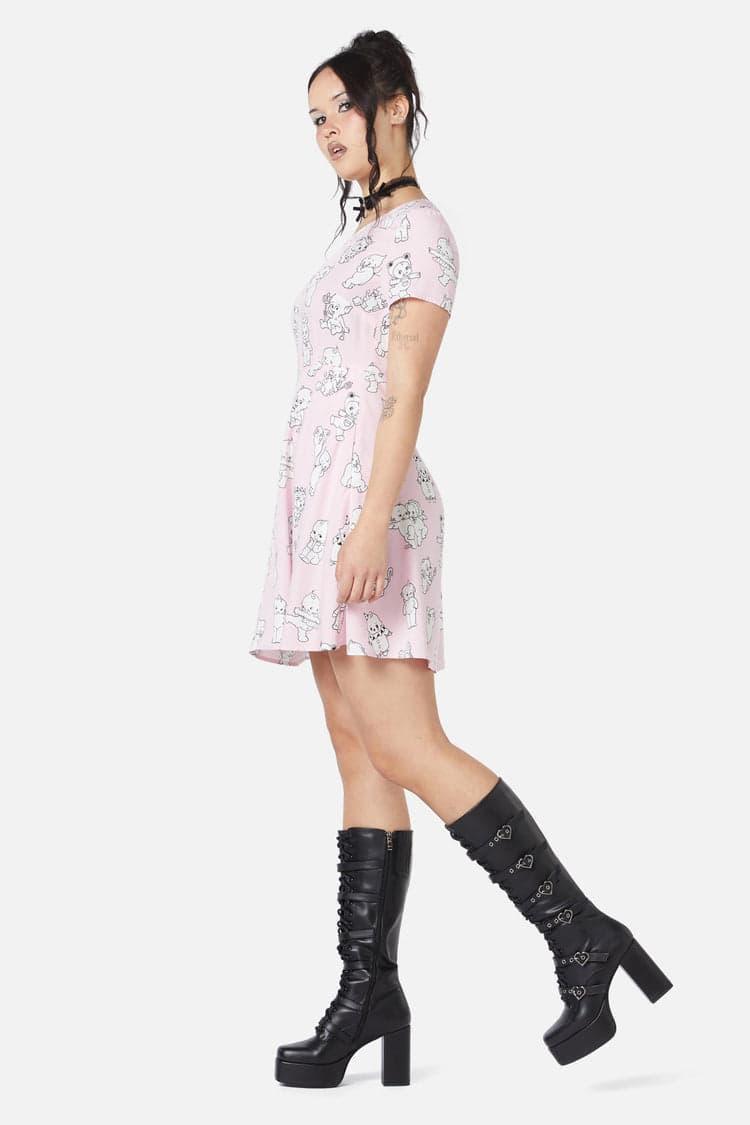 Cherub Face Printed Dress Product Image