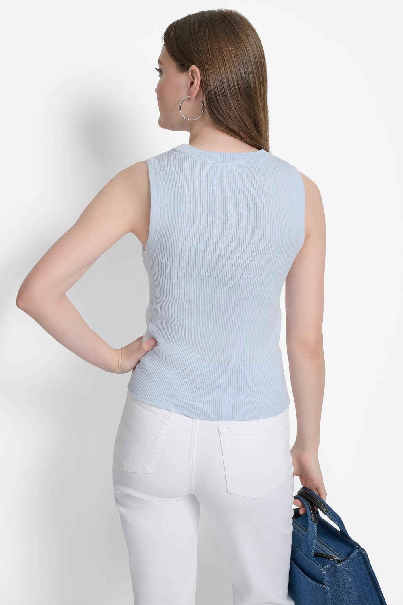 CROPPED LOGO-TRIMMED TOP Product Image