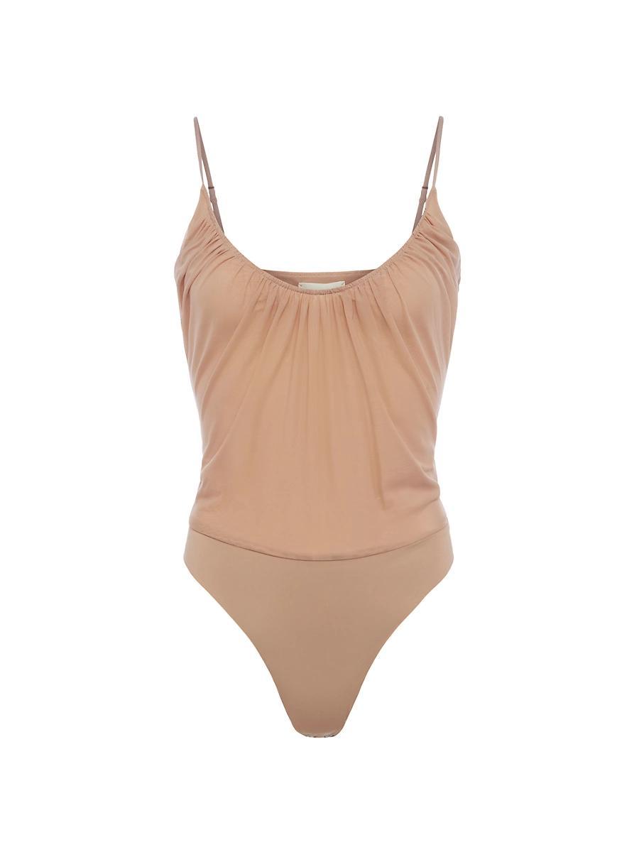 Womens Gelina Rusched Bodysuit Product Image