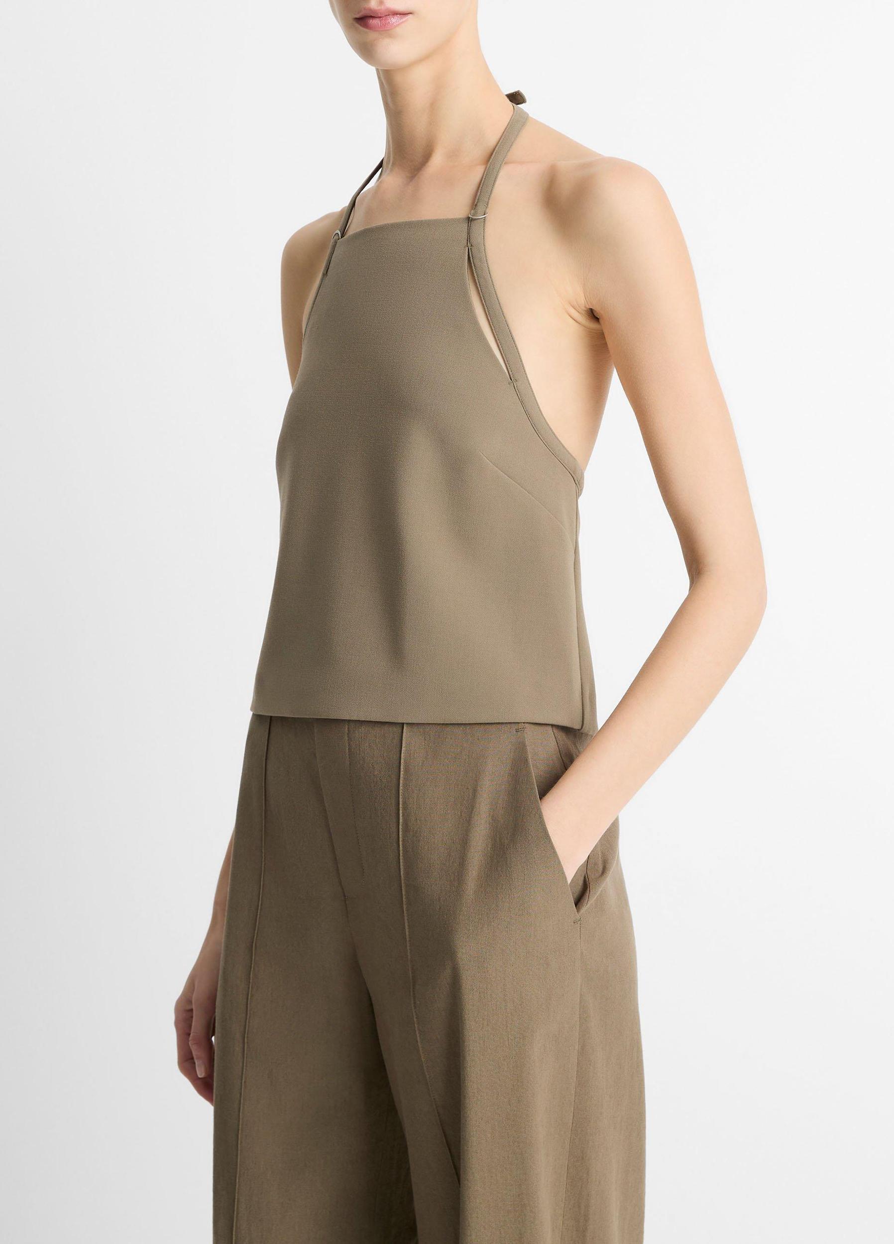 Womens Apron Halter Top Product Image