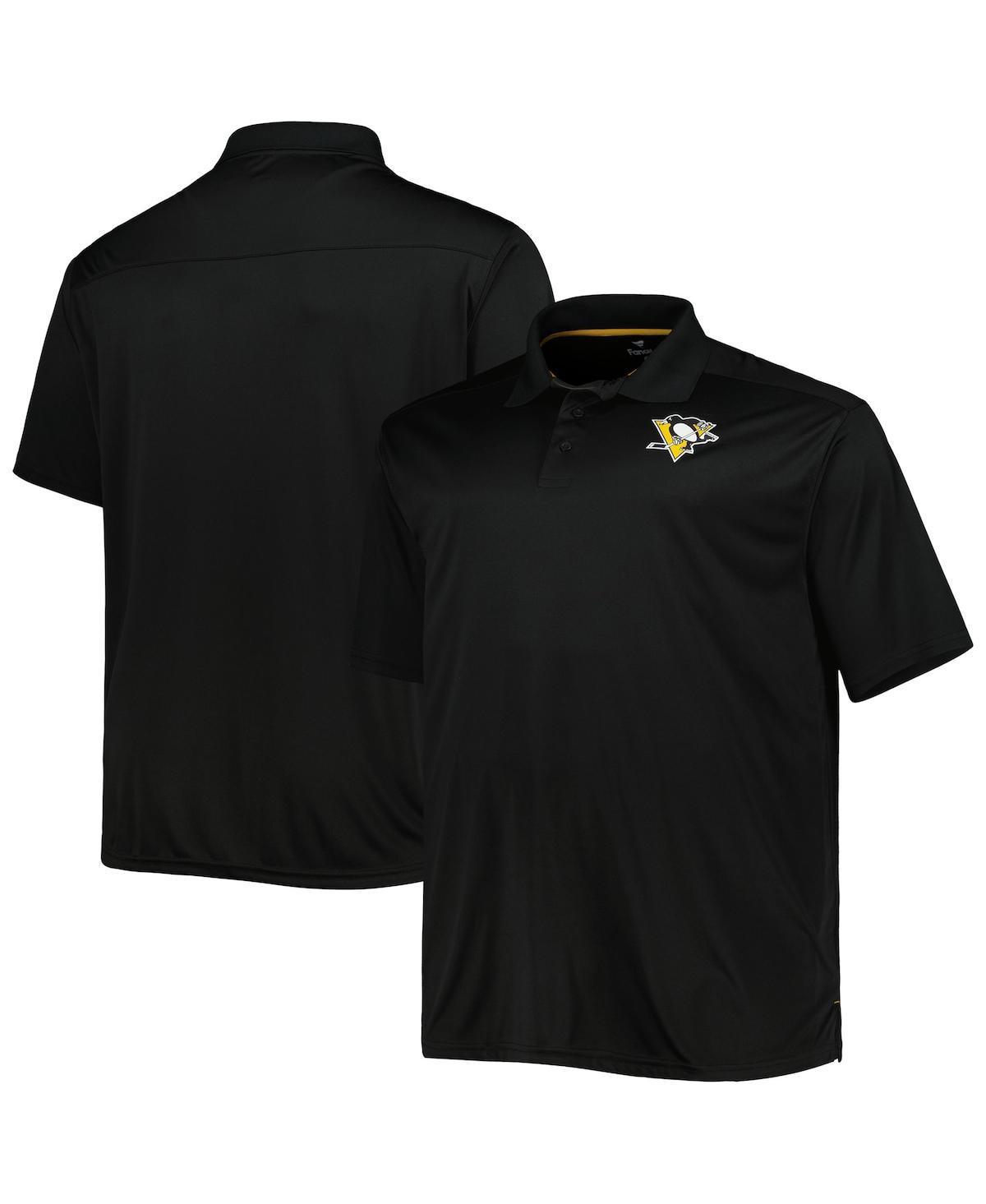 Mens Pittsburgh Penguins Big & Tall Team Color Polo Product Image